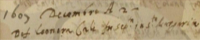 Leonora's burial record seen here is made up of two sections of register image 006 from the Sciacca Register titled 'Matrix Deceased 1606-1906; Deceased 1, 1606-1637; St. Michele 1606-34; 1606-1626' on the Agrigento Archives website.