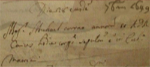 Michele's burial record seen here is made up of two sections of register image 41 from the Sciacca Register titled 'Matrix Deceased 1606-1906; Deceased 3, 1641-1660; Matrix' on the Agrigento Archives website.