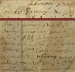Paolo's burial record seen here is made up of two images. The top is index image PB021132 and the bottom is register image 068. They are from the Sciacca Register titled 'Matrix Deceased 1606-1906; Deceased 7, 1712-1714; 1712-1714' on the Agrigento Archives website.