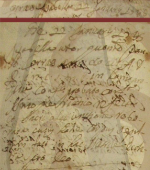 Isabella's burial record seen here is made up of two images. The top is index image PB021803 and the bottom is register image 262. They are from the Sciacca Register titled 'Matrix Deceased 1606-1906; Deceased  9, 1728-39; 1734-1735' on the Agrigento Archives website.