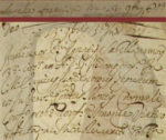 Francisca's burial record seen here is made up of two images. The top is index image PB020939 and the bottom is register image 097. They are from the Sciacca Register titled 'Matrix Deceased 1606-1906; Deceased 6, 1701-11; Part 2, 1706-1711; 1708-1711' on the Agrigento Archives website.