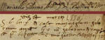 Geronimo's baptism record seen here made is up of two images. The top is index image 14 and the bottom is made up of two sections of register image 143, which is from the Sciacca Register titled 'Baptisms Matrix 1528-1902; Baptisms 1+, 1543-1558; 1549-1554' on the Agrigento Archives website.