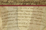Beatrice's baptism record seen here is made up of two images. The top is index image 116 and the bottom is register image 282, which can be found in the Sciacca Register titled 'St. Vito Baptisms 1588-1905; Baptisms 1, 1588-1624; 1613-1624' on the Agrigento Archives website.