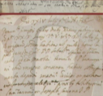 Bastiano's possible third marriage record seen here is made up of two images. The top is index image P8272051a, and the bottom is register image 159. They are both from the Sciacca Register titled 'St. Michele Marriages 1607-1903; Volume 1, 1607-48; 1618-1634' on the Agrigento Archives website.