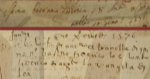 Bastiano's baptism record seen here made is up of two images. The top is index image 27 and the bottom is a composite of 2 sections of register image 099, which is from the Sciacca Register titled 'Baptisms Matrix 1528-1902; Baptisms 3, 1572-1589; 1572-1576' on the Agrigento Archives website.