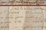Gaspare's baptism record seen here is made up of two images. The top is index image P8222707 and the bottom is register Image 300, which is from the Sciacca Register titled 'St. Michele Baptisms 1586-1903; Baptisms 01,1586-1618; 1603-1609' on the Agrigento Archives website.